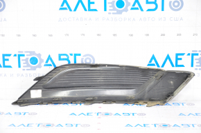 Front bumper grille left Ford Fusion mk5 17-18 without fog lights matte, with matte molding, bumpers
