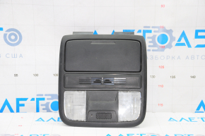 Front light Honda Accord 16-17 without sunroof, black, rubbed