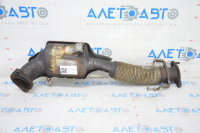 Intake pipe with catalytic converter Ford Edge 15-18 2.0T broken stud