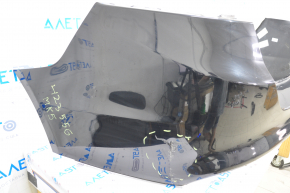 Rear bumper bare Ford Fusion mk5 13-18 black, torn, scratches, broken fastener, soldered