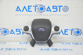 Airbag in steering wheel driver Ford C-max MK2 13-18 black, with buttons