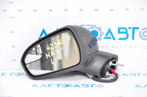 Side mirror left Ford Fusion mk5 13- 3 pins, black