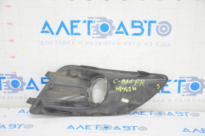 Front right fog light frame Ford C-max MK2 13-18 usa with chrome ring, sand, cracked mount