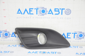 Front right fog light frame Ford C-max MK2 13-18 usa with chrome ring, sand, cracked mount