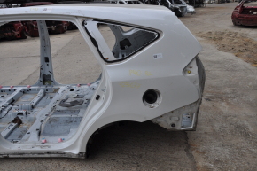 Quarter wing rear left Toyota Prius V 12-17 on the body, white