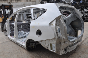 Quarter wing rear left Toyota Prius V 12-17 on the body, white