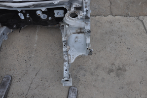Front left quarter Toyota Prius V 12-17 on the body, white