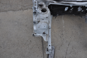 Front right quarter Toyota Prius V 12-17 on the body, white