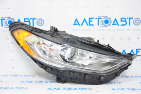 Front right headlight complete Ford Fusion mk5 17-20 halogen, with DRL