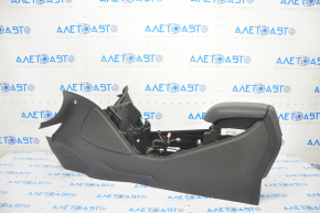 Central console armrest Ford C-max MK2 13-18 leather black, scratches