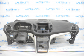 Torpedo front panel with AIRBAG Ford C-max MK2 13-18 black