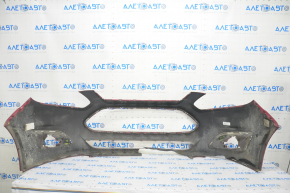 Front bumper bare Ford C-max MK2 13-18 usa red, pressed, tears, missing fragments, broken fastener