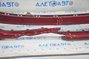 Front bumper bare Ford C-max MK2 13-18 usa red, pressed, tears, missing fragments, broken fastener