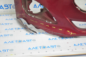 Front bumper bare Ford C-max MK2 13-18 usa red, pressed, tears, missing fragments, broken fastener