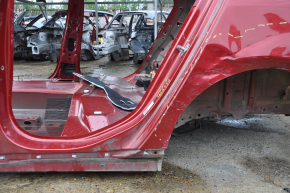 Sunset of the rear wing left Chevrolet Volt 11-15 red, on the body, dented