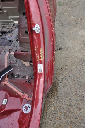 Sunset of the rear wing left Chevrolet Volt 11-15 red, on the body, dented