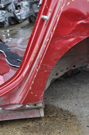 Sunset of the rear wing left Chevrolet Volt 11-15 red, on the body, dented