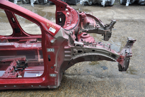 Front right quarter Chevrolet Volt 11-15 red on the body