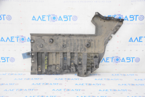 Front bumper guard Ford Fusion mk5 17-20 left, worn, missing fragment