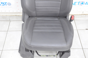 Passenger seat Ford C-max MK2 13-18 with airbag, mechanical, leather black, heated