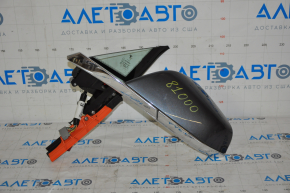 Tesla Model S 12-20 Base Left Side Mirror Assembly, 13 Pins, Auto-Folding, Auto-Dimming, Graphite