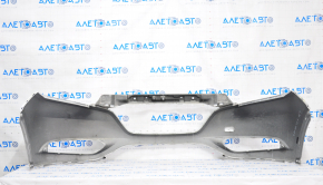 Front bumper bare Honda HR-V 16-18 silver, crack in crepe