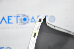 Front bumper bare Honda HR-V 16-18 silver, crack in crepe