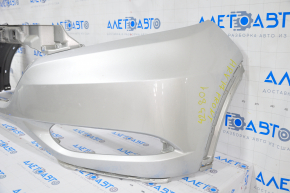 Front bumper bare Honda HR-V 16-18 silver, crack in crepe