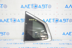 Window blind glass rear left Nissan Rogue 14-20 factory tinted