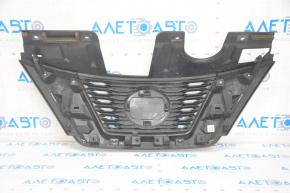 Radiator grill grill Nissan Rogue 17- without camera, under radar, under round emblem, japan built with emblem, sand
