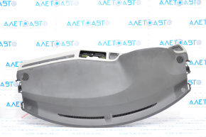 Torpedo front panel with AIRBAG Honda HR-V 16-22 black, gray leather inserts