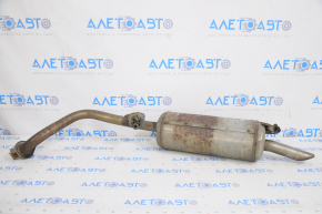 Muffler rear part with barrel Toyota Prius V 12-17 rusty