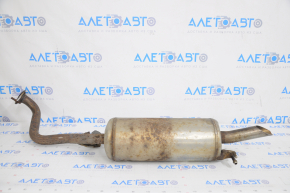 Muffler rear part with barrel Toyota Prius V 12-17 rusty