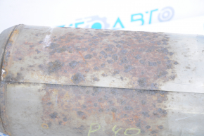 Muffler rear part with barrel Toyota Prius V 12-17 rusty