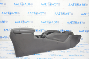 Console center armrest and cup holders Nissan Rogue 17- black, heated