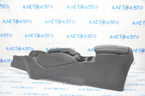 Console center armrest and cup holders Nissan Rogue 17- black, heated