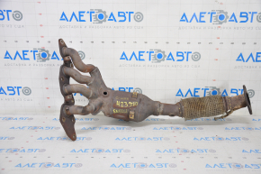 Exhaust manifold with catalytic converter Ford C-max MK2 13-18 Energi rusty, mesh torn, bolts broken