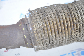 Exhaust manifold with catalytic converter Ford C-max MK2 13-18 Energi rusty, mesh torn, bolts broken