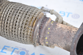 Exhaust manifold with catalytic converter Ford C-max MK2 13-18 Energi rusty, mesh torn, bolts broken