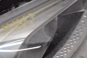 Headlight front right bare Ford Focus mk3 15-18 rest halogen, light, spider web, for polishing