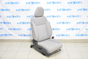 Passenger seat Honda HR-V 16-22 without airbag, mechanical, cloth gray, water damage