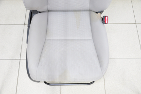 Passenger seat Honda HR-V 16-22 without airbag, mechanical, cloth gray, water damage