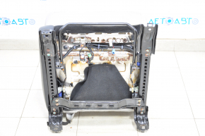 Passenger seat Honda HR-V 16-22 without airbag, mechanical, cloth gray, water damage