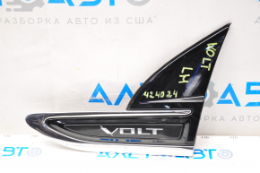 Molding emblem wing left Chevrolet Volt 11-15 broken guide
