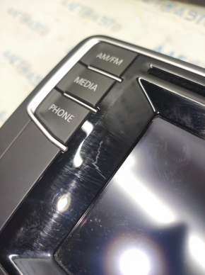 Monitor, display VW Passat b8 16-19 USA 6 buttons, chip broken, scratch