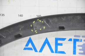 Rear left wing arch trim Nissan Rogue 14-20 structure, scratches, broken fasteners