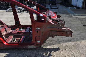 Front right quarter Ford C-max MK2 13-18 on the body, red, butt