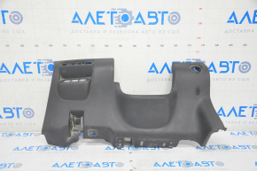 Driver's knee pad Nissan Leaf 13-17 black, scratches, missing hood release handle