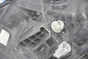 Headlight front right Nissan Rogue 17 - bare halogen, sand, broken crepe
