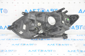 Headlight front right Nissan Rogue 17 - bare halogen, sand, broken crepe
